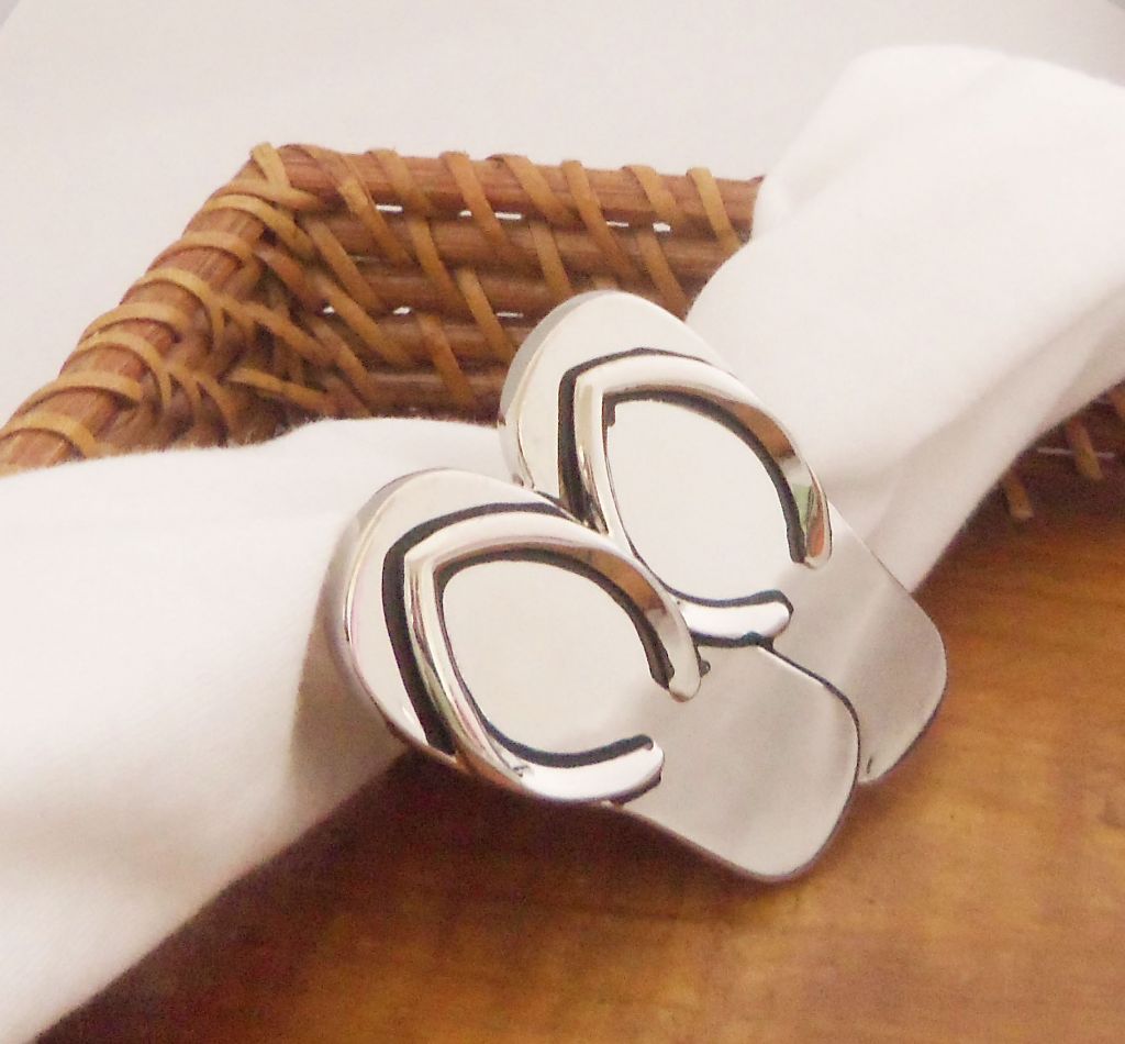 Slipper Napkin Ring for Wedding, Party, Dinner decoration