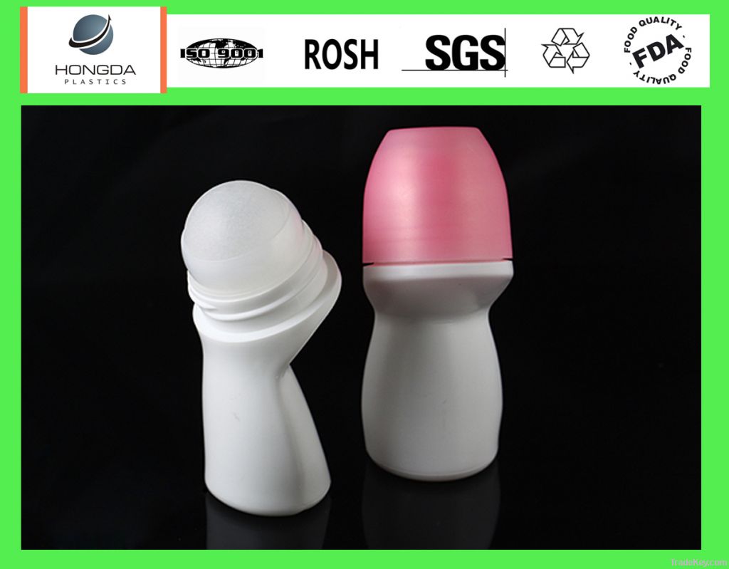 Cosmetic packing 50ml PET roller ball bottle Manufacturer