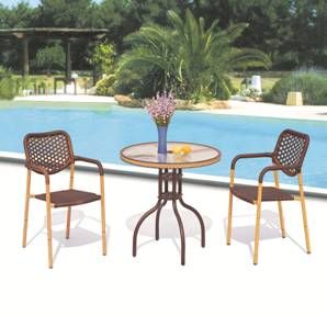 Bamboo look   Alu rattan chair  - DT-130