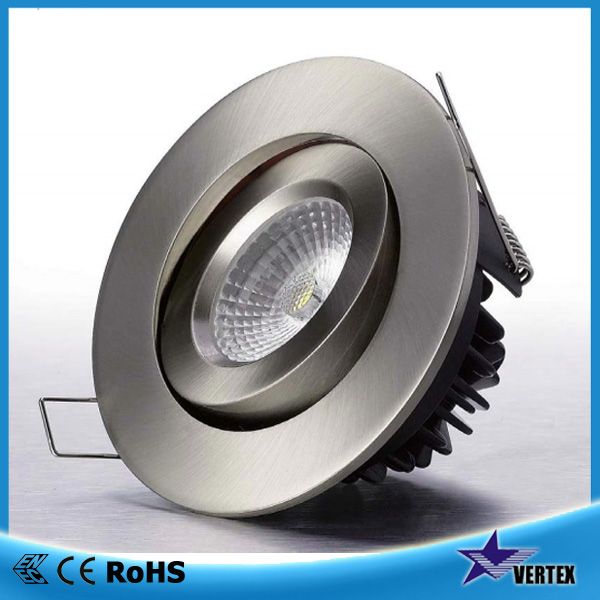 Die-casting aluminum 8W COB LED Downlights