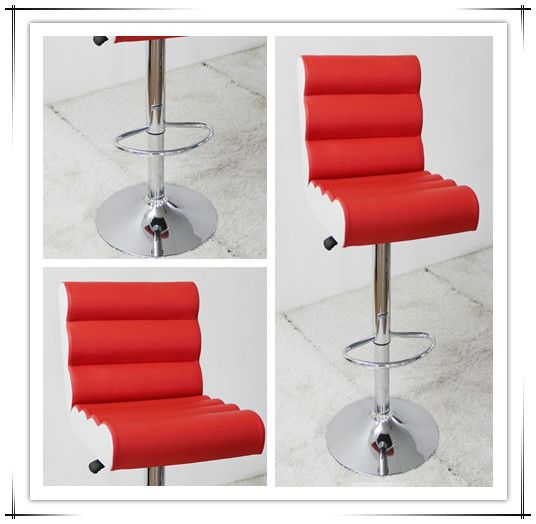 Hot sale modern swivel adjustable PU promotional bar stools