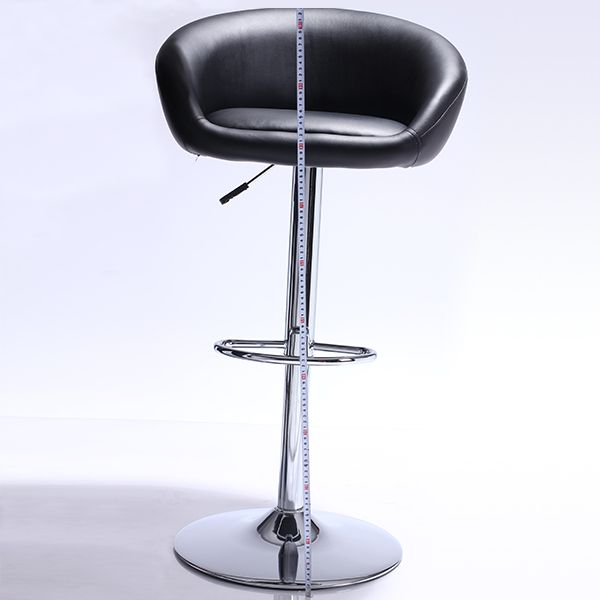 2014 commercial swivel adjustable PU lab stool chair