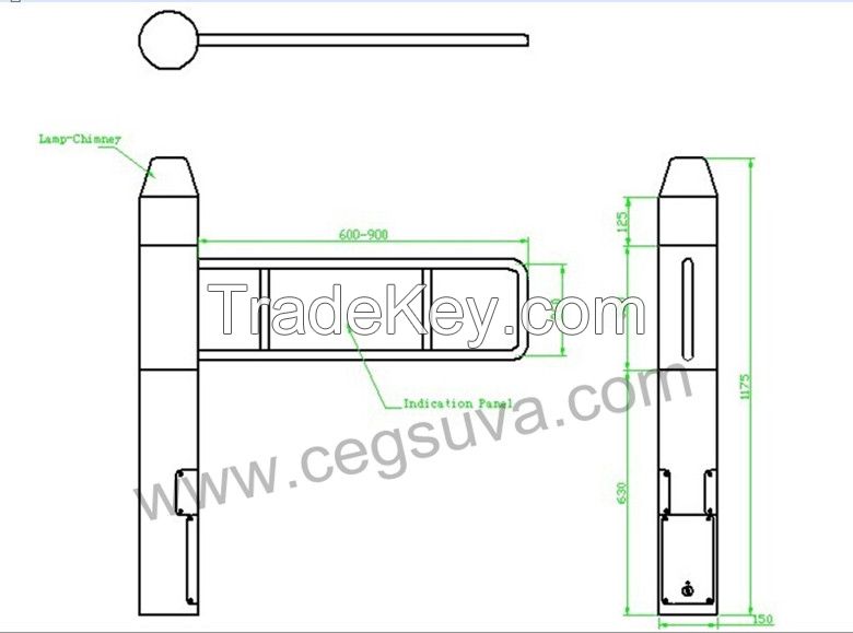 Automatic Entry Gate, Swing Gate, Supermarket Entrance Gate, Rotogate