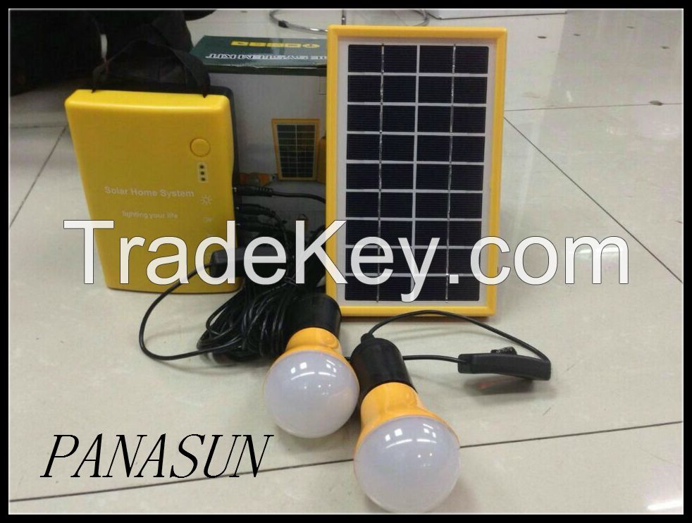 solar energy systems with 2 LED lamps