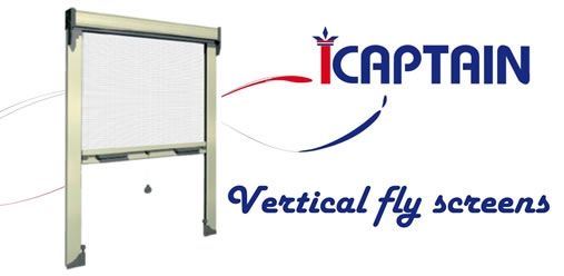 Vertical fly screens