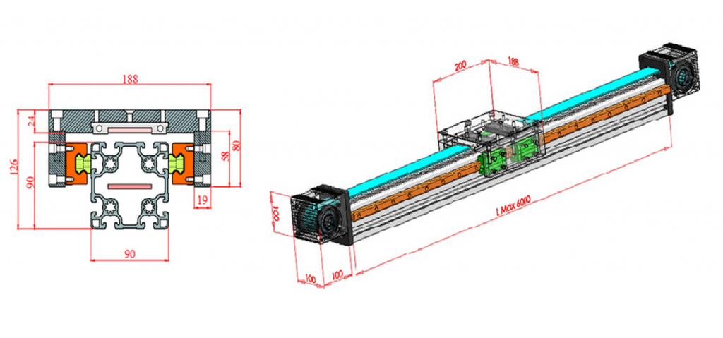 90x90 Linear Timing Module