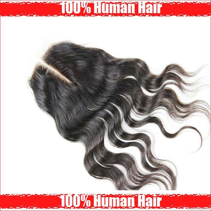 Free shipping Cheap Brazilian Virgin Human Hair Body Wave Middle Part