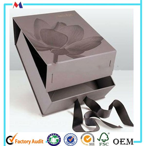 Fancy Paper Foldable Structure Gift Package Boxes supplier/factory /manufacture 