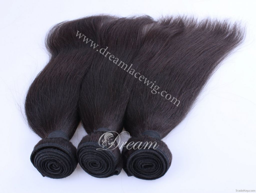 Grade AAAA brazilian virgin hair human hair silky straight extensions