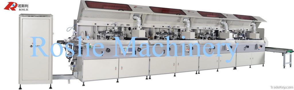 YD-SPA1Four color, automatic screen printing machine& UV Curing system
