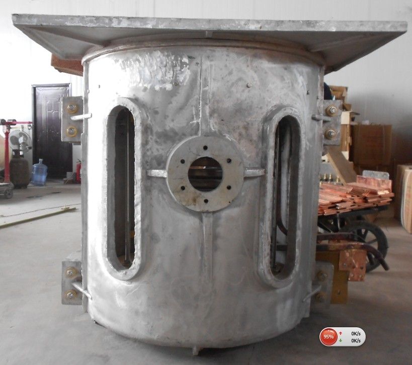 5ton steel & iron melting induction furnace 