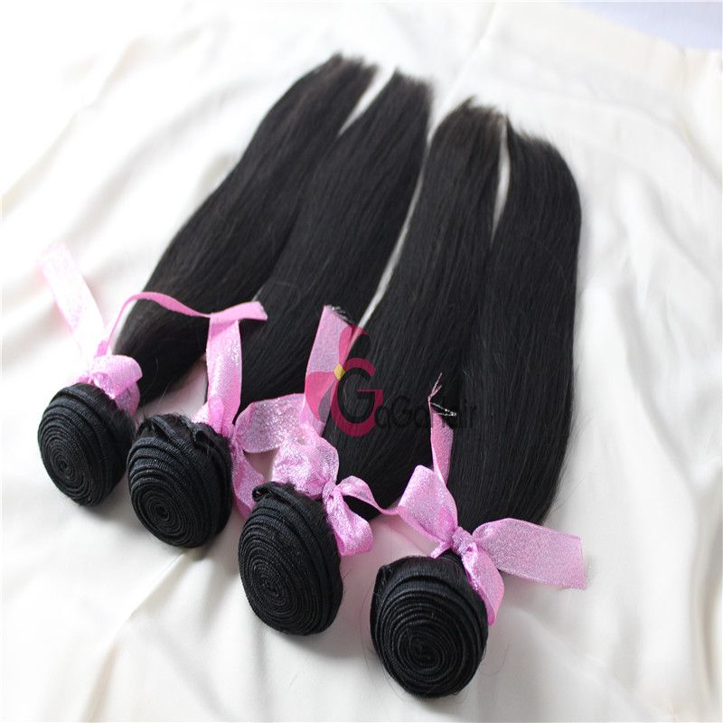 Unprocessed Peruvian Straight Weaving Hair 100% Virgin Human Hair Extensions100g/pc Natural Color Grade AAAAA Free Shipping