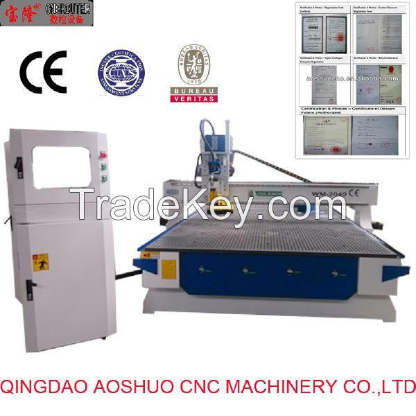 ATC woodworking cnc router 2040 with servo motor