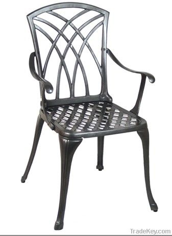 Casting Aluminium Single Dining KD Armchair