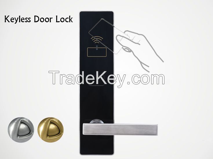 304 stainless steel electronic card key door lock