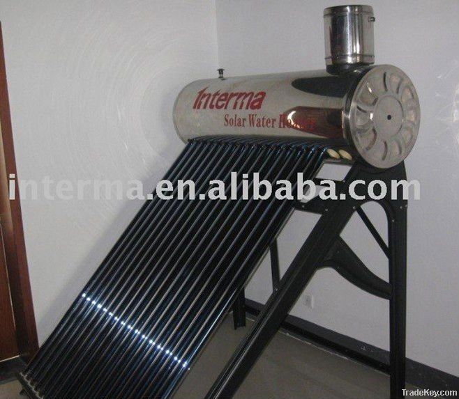 non-pressurized solar water heater with assitant tank