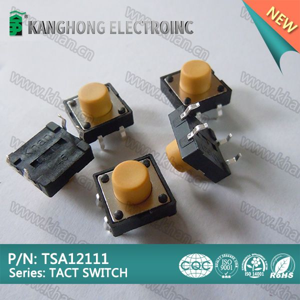 12x12 tact switch, tactile switch with ROHS