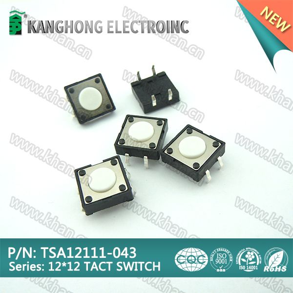 12x12 tact switch, tactile switch with ROHS