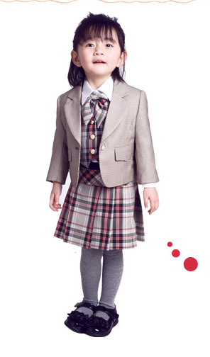 school uniforms, boys suits, girls skirts