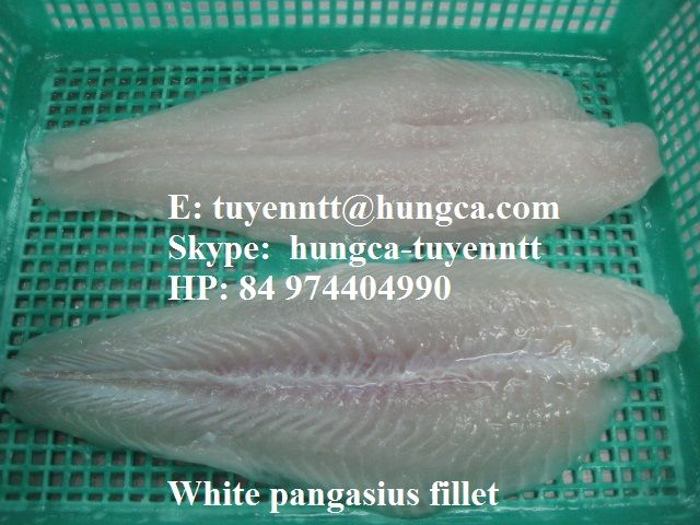 White pangasius fillet