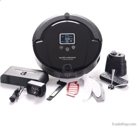 Portable LCD Screen Robot Vacuum Cleaner