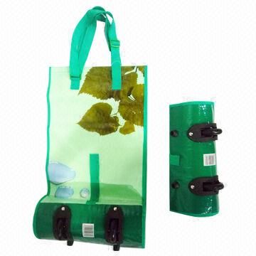  Trolley Bag, PP Woven Bag, Webbing Handle Bag, Wheels Bag