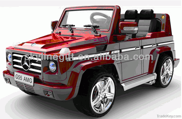 License Mercedes SUV model G55 AMG kids ride on cars with 2 seats