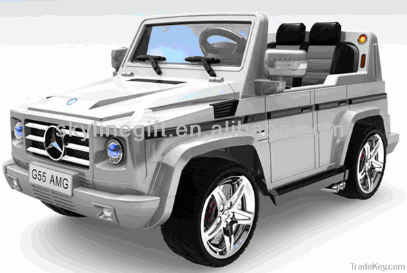 License Mercedes SUV model G55 AMG kids ride on cars with 2 seats