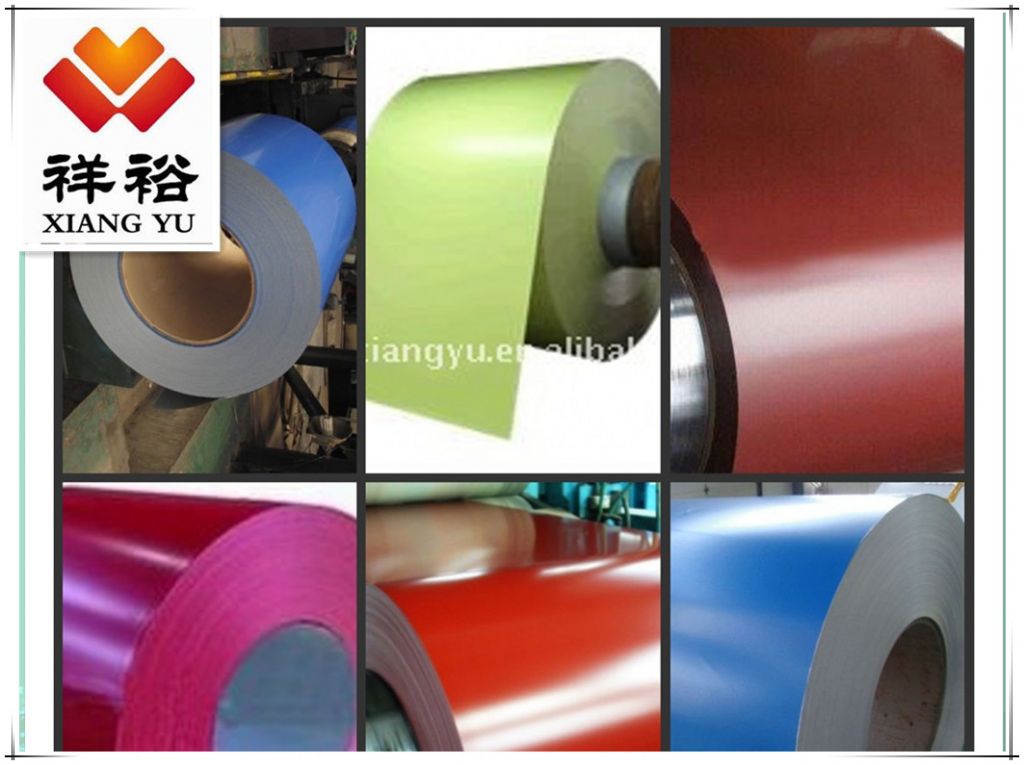 PPGL Color-coated Steel Coil, Suitable for Buildings/Construction Purposes, 0.16 to 2.0mm Thickness