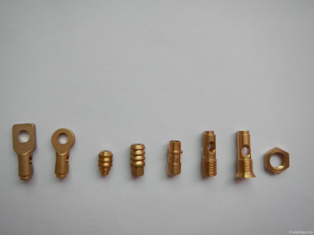Machine lathe brass parts