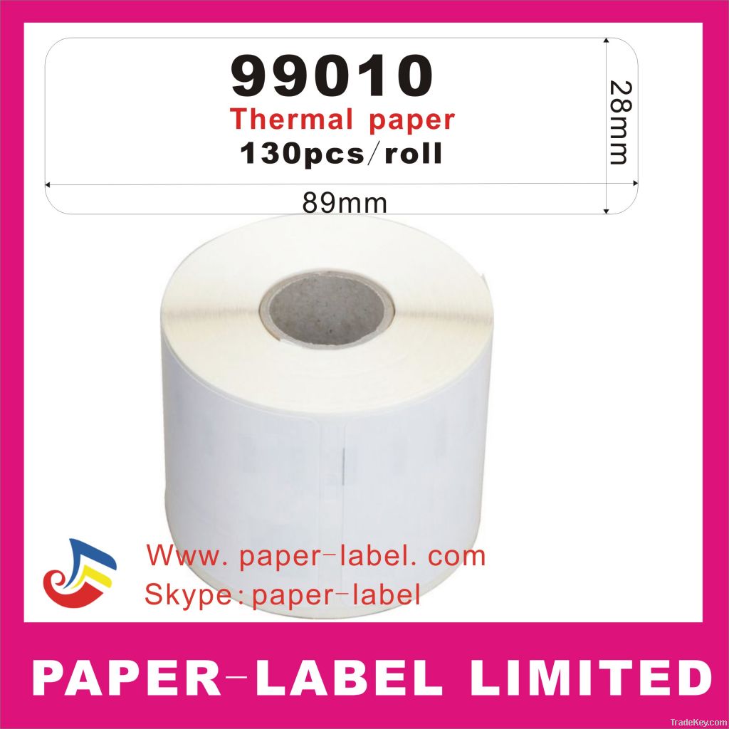 Dymo compatible Labels 99010, 89x28mm, Address labels, 130 labels per ro