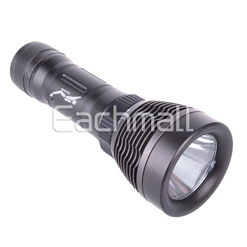  5-Mode 900 Lumens LED Flashlight Torch Black