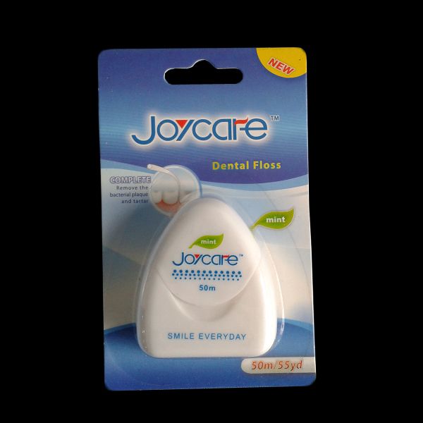 White color triangle shape dental floss with FDA certificate