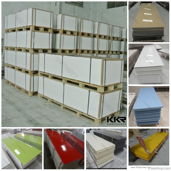 Wholesale pure white acrylic solid surface