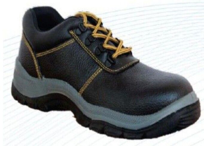 Embossed Action Leather Safety Shoes (No. 3413)