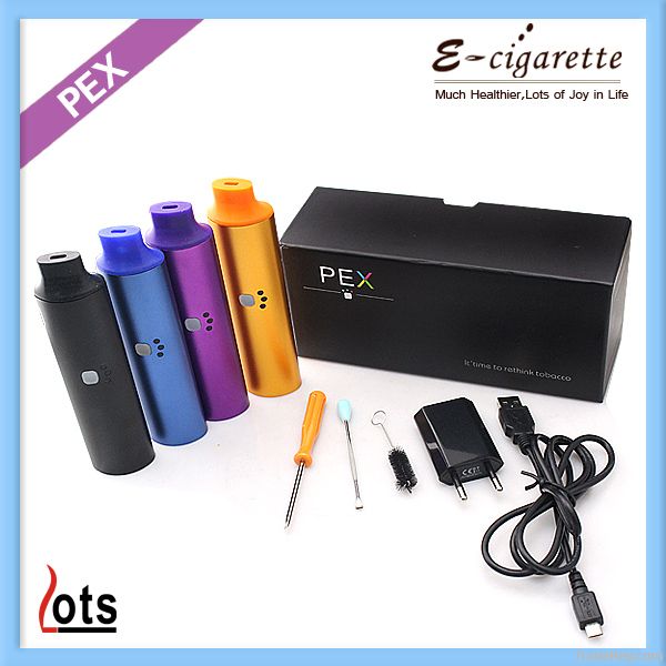 2014 new design e-cig pex dry herb vaporizer pen, 1800mah batery