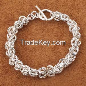European and American fine 925 silver jewelry wholesale personality jewelry online shop b088_H033