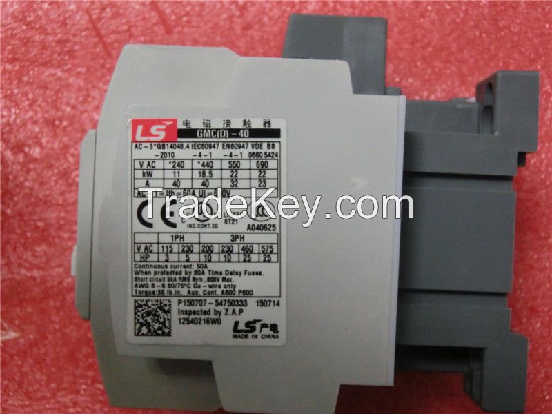 LS(LG)Type AC electromagnetic contactor GMC-40 110V 220V 380V