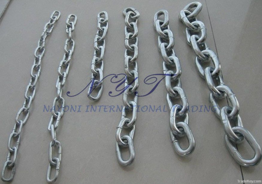 Medium link chain Welded steel chain