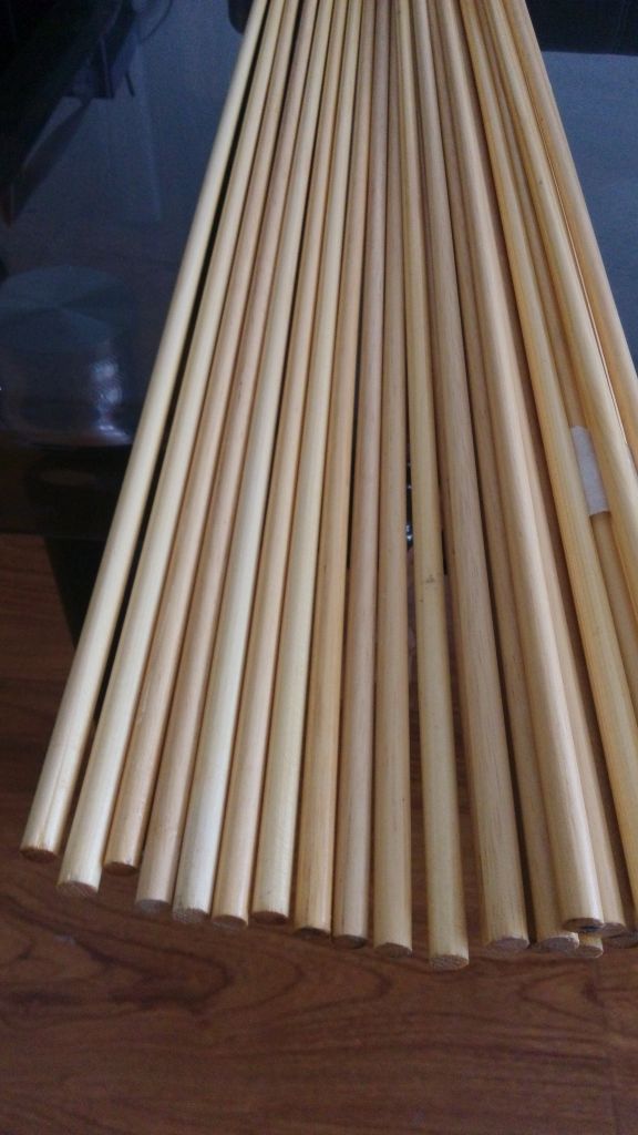 Wood arrow shafts