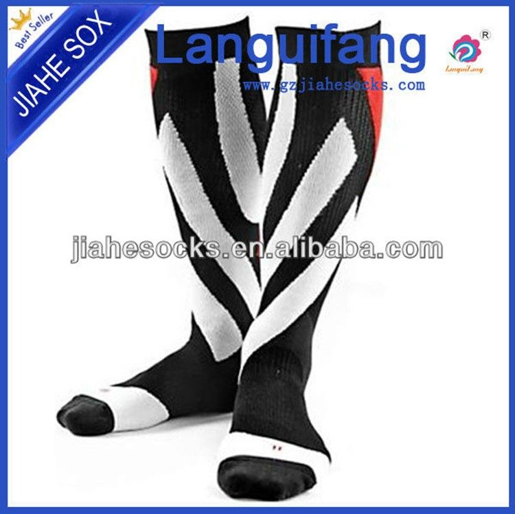 Knee high Polyester soccer socks