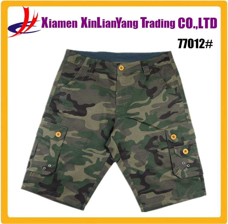 Summer cool camouflage cargo shorts Custom Cargo Shorts 77012#