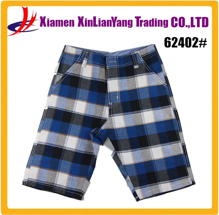 Fashion and Wholesale Mens Plaid shorts Chinese Factory 62402#