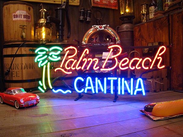 Customized Miller Lite Palm Tree Neon Sign for Sale