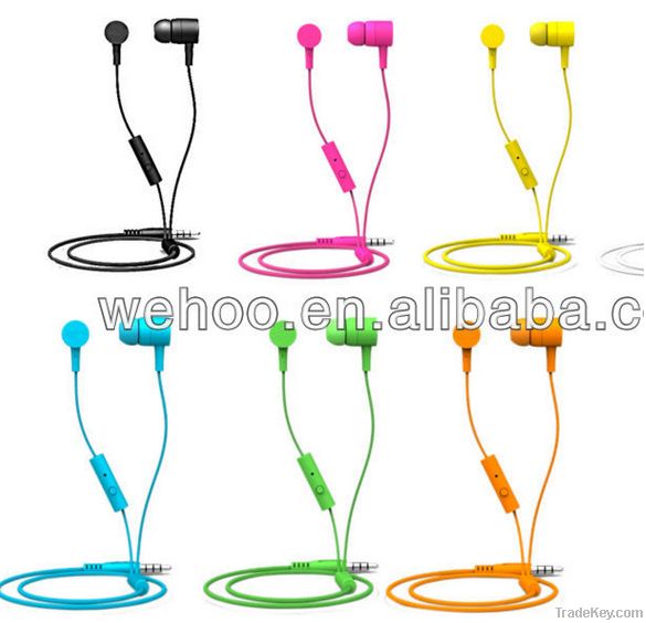 best quality fashion colorful headphone mobile phone earphone