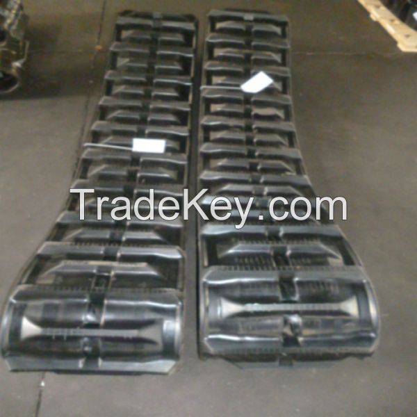 Rubber Track 350*90*50 with Iron Core for Kubota Combine Harvester