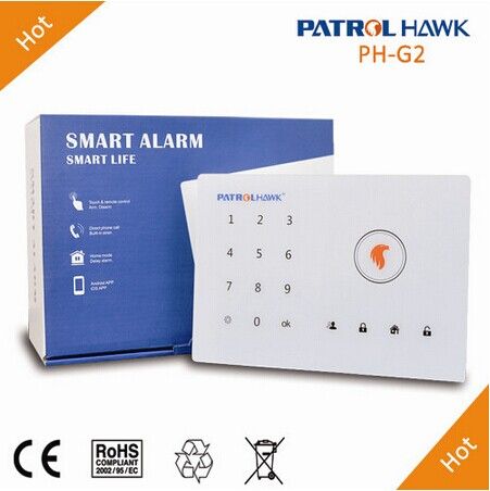 Home Mode & Touch Pad Wireless Alarm, Direct Phone Calls GSM Wireless Alarm Panel G2