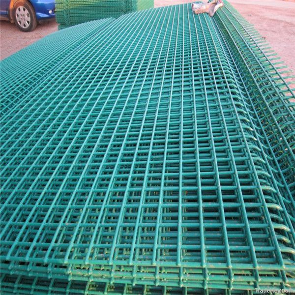 Hot sale green fence mesh panel/strong mesh fence/galvanized panel