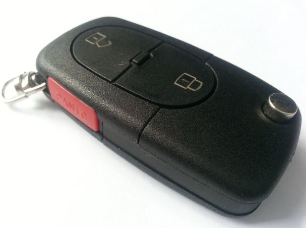 Folding auto remote key for Audi A4 car (2+1 button)  