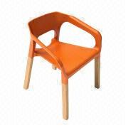 Plastic dining chair, suitable for dining room and restaurant